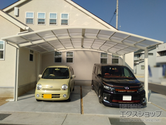 香川県高松市ののカーポート レイナツインポートグラン　積雪〜20cm対応 施工例