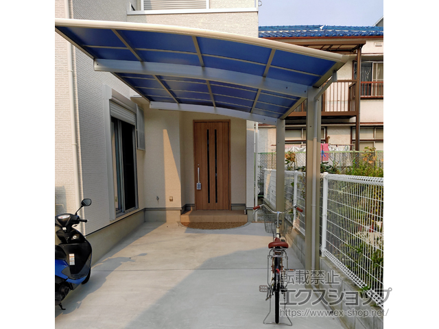 大阪府守口市ののカーポート プレシオスポート 積雪〜20cm対応 施工例