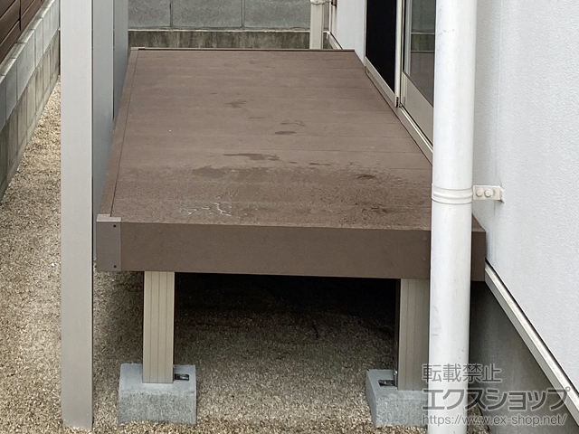 広島県福山市ののウッドデッキ リウッドデッキ 200 施工例