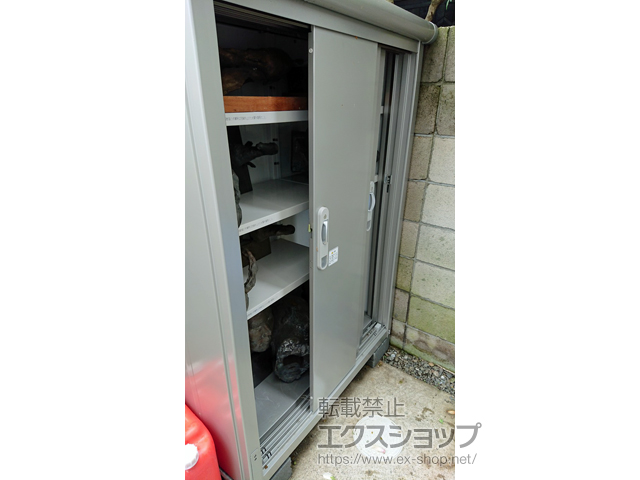 東京都中野区のの物置・屋外倉庫 エスモ 一般型 1050×520×1501（ESE-1005E） ESE-1005E-SS 施工例