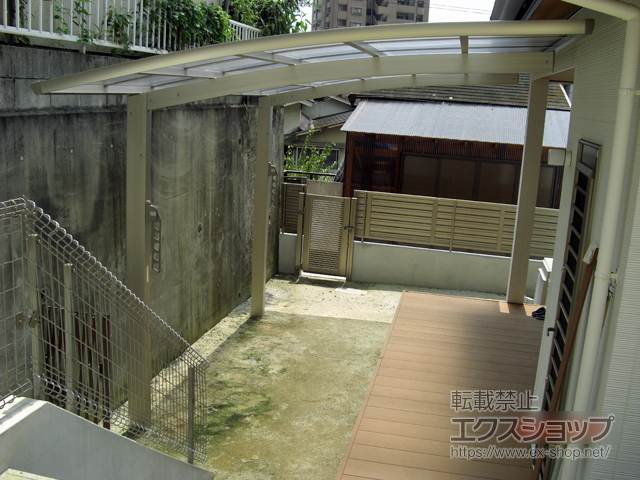 広島県広島市ののカーポート レイナポートグラン　積雪〜20cm対応 施工例