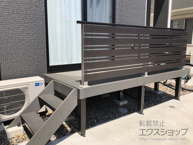 愛知県豊田市ののウッドデッキ リウッドデッキ 200 施工例