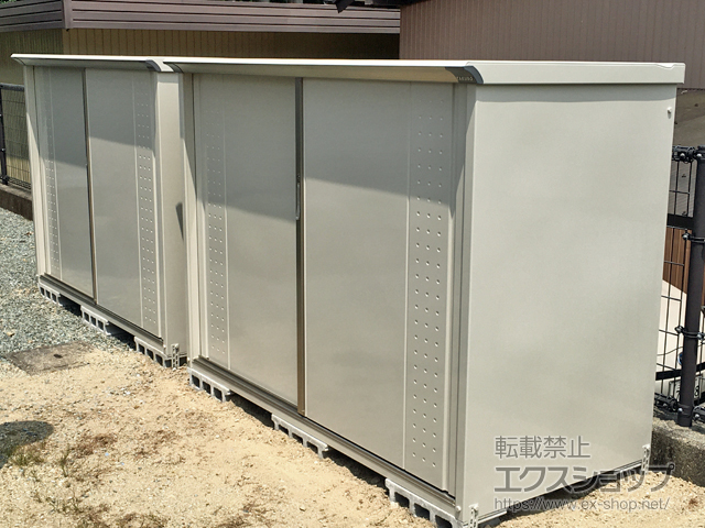 三重県度会郡度会町のの物置・屋外倉庫 【2台】グランプレステージジャンプ 1879×900×1400（GP-199C-F） GP-199C-F-MW 施工例