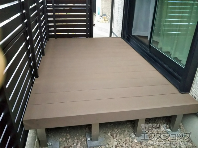 群馬県前橋市ののウッドデッキ リウッドデッキ 200 施工例