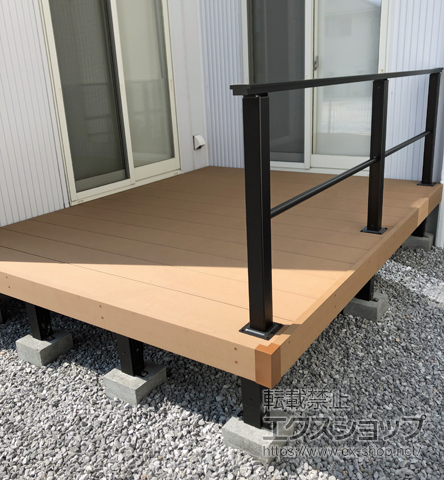 高知県香南市ののウッドデッキ リウッドデッキ 200 施工例