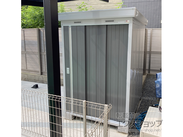 東京都北区のの物置・屋外倉庫 ネクスタ 一般型 1370×1790×2020（NXN-25CS） NXN-25CS-PG 施工例