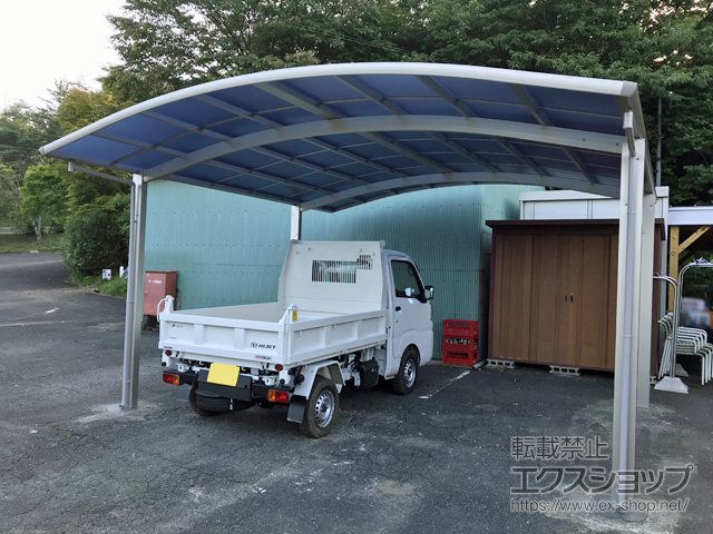 愛知県豊田市ののカーポート プレシオスポート ワイド 積雪〜20cm対応 施工例