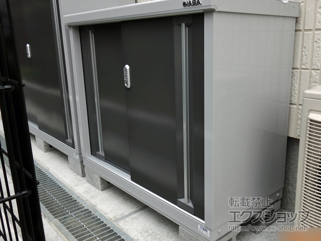 神奈川県横浜市のの物置・屋外倉庫 シンプリー 一般型 1100×515×903 MJX-115A-PG 施工例