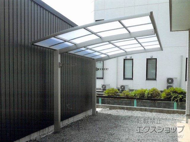 岡山県瀬戸内市ののカーポート プレシオスポート 積雪〜20cm対応 施工例