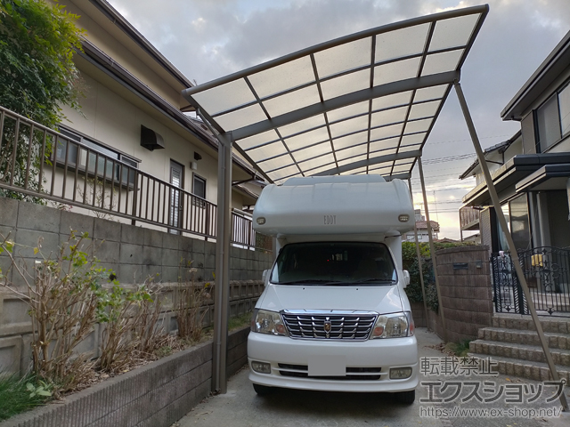 福岡県糟屋郡志免町のLIXIL(リクシル)カーポート施工例(【特注
