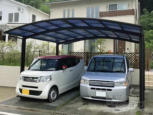 福岡県筑紫野市ののカーポート レイナツインポートグラン　積雪〜20cm対応 施工例