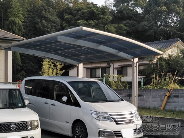 鹿児島県鹿児島市ののカーポート プレシオスポート 積雪〜20cm対応 施工例
