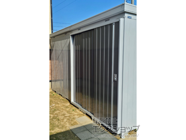 新潟県燕市のの物置・屋外倉庫 ネクスタ大型 多雪地型 4420×2210×2375（NXN-98H） NXN-98H-PG 施工例