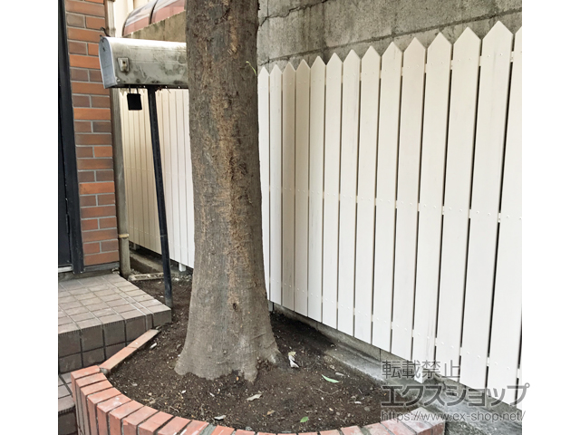 東京都渋谷区ののフェンス・柵 タテイタスタイル T12　90サイズ 隙間10mm 施工例