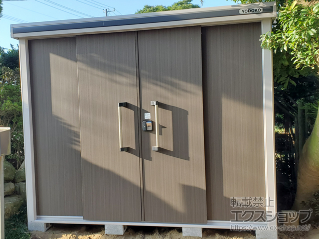 千葉県長生郡白子町のの物置・屋外倉庫 エルモ 一般型 2570×1520×2120（LMD-2515） LMD-2515-DW 施工例