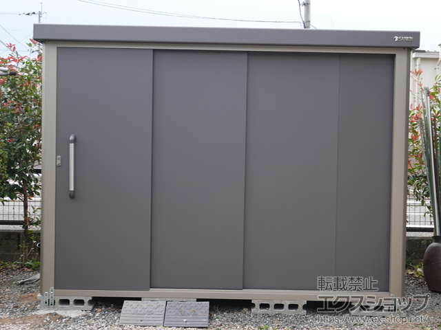佐賀県小城市のの物置・屋外倉庫 エスケーエイト SK8-130 一般型 2600×1600×1940 SK8-130-GK 施工例