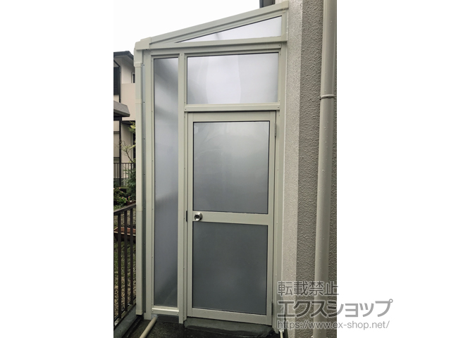 滋賀県守山市ののストックヤード スピーネストックヤード F型 パネルタイプ ヤード仕様 積雪〜20?対応 施工例