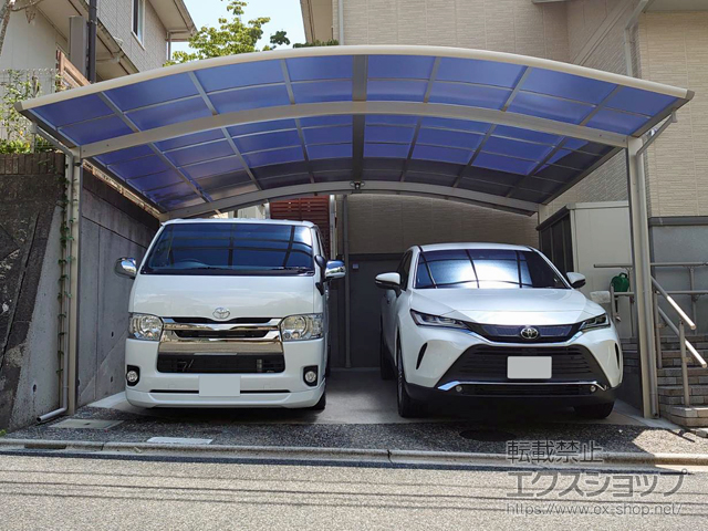 広島県広島市ののカーポート レイナツインポートグラン　積雪〜20cm対応 施工例