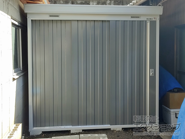 京都府京都市のの物置・屋外倉庫 ネクスタ 一般型 2210×1790×2020（NXN-40S） NXN-40S-PG 施工例