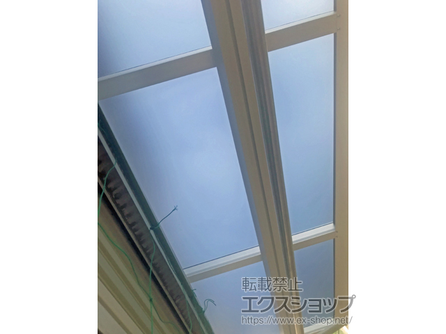 兵庫県神戸市ののテラス屋根 ソラリア F型 テラスタイプ 単体 積雪〜20cm対応 施工例