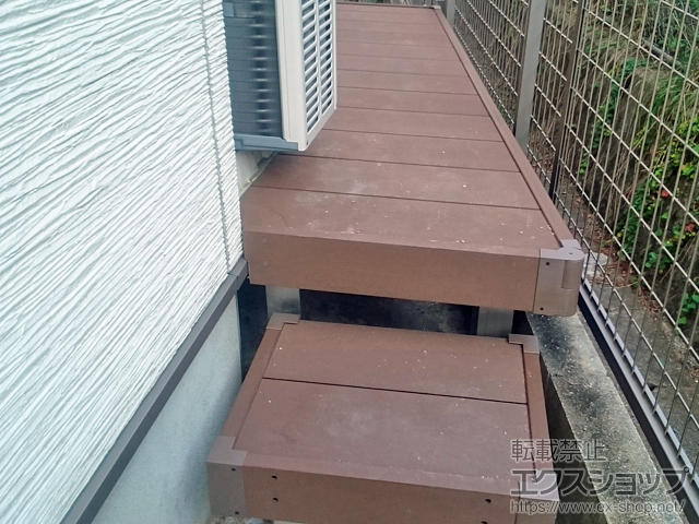 福岡県福岡市ののウッドデッキ リウッドデッキ 200 施工例