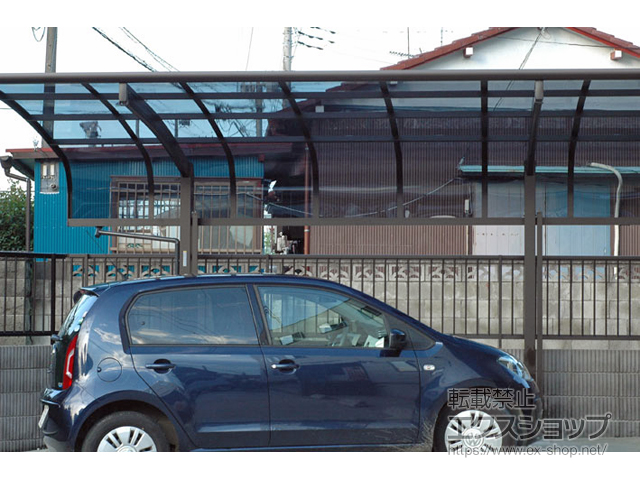 千葉県市原市ののカーポート プレシオスポート アルファ 積雪〜20cm対応 施工例