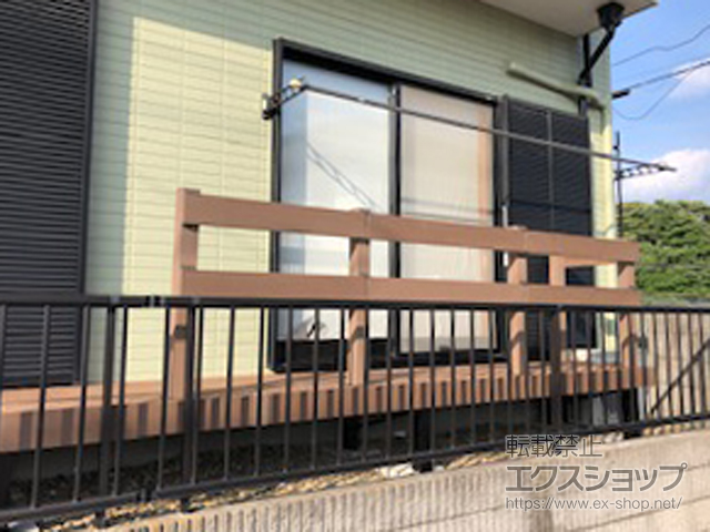 千葉県千葉市ののウッドデッキ リウッドデッキ 200 施工例