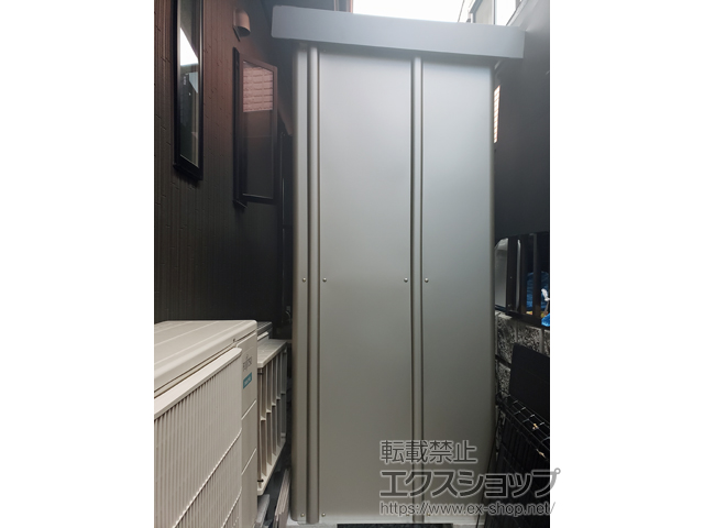 大阪府吹田市のの物置・屋外倉庫 エスケーエイト SK8-50 一般型 1800×800×1940 SK8-50-GK 施工例