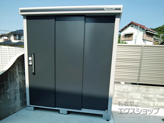 神奈川県藤沢市のの物置・屋外倉庫 エルモ 一般型 2220×1170×2361 LMD-2211H-SM 施工例