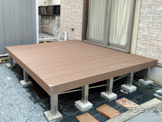 東京都板橋区ののウッドデッキ リウッドデッキ 200 施工例