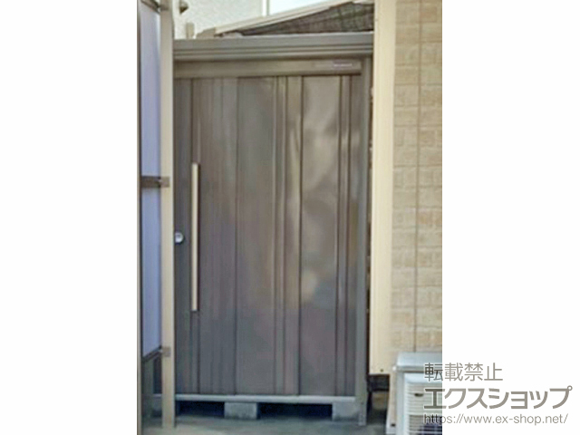 京都府久世郡久御山町のの物置・屋外倉庫 Mr.ストックマンダンディ 一般型 1316×1590×2110（ND-1315-Y） ND-1315-Y-B 施工例