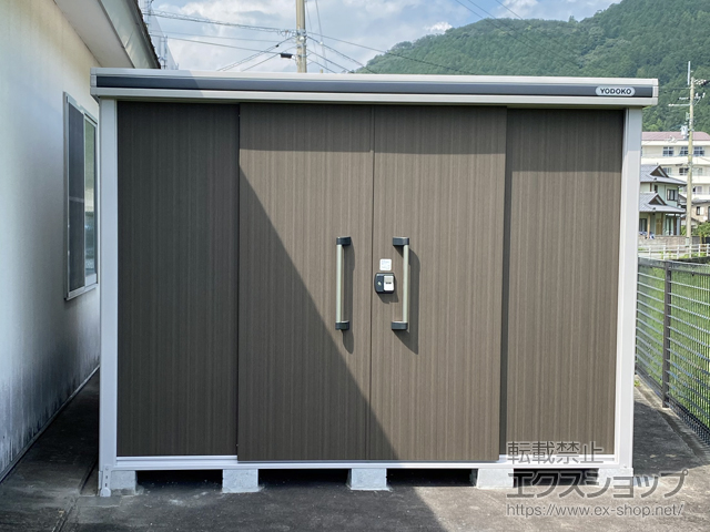 徳島県海部郡牟岐町のの物置・屋外倉庫 エルモ 一般型 2920×2920×2116（LMD-2929） LMD-2929-DW 施工例