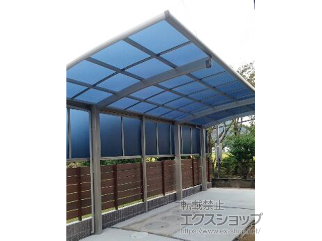 岡山県岡山市ののカーポート レイナポートグラン 延長　積雪〜20cm対応 施工例