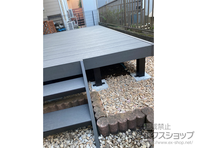 神奈川県藤沢市ののウッドデッキ リウッドデッキ 200 施工例