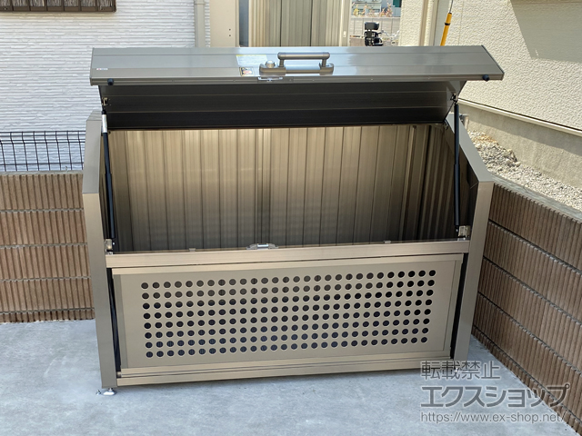 埼玉県桶川市ののゴミステーション ゴミストッカー PS型 施工例