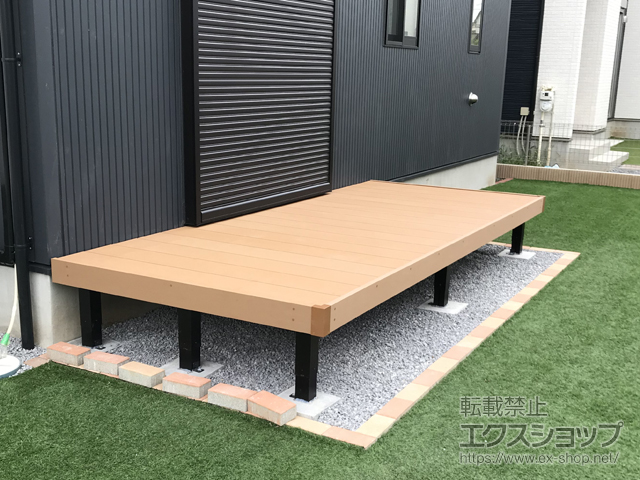 茨城県龍ケ崎市ののウッドデッキ リウッドデッキ 200 施工例