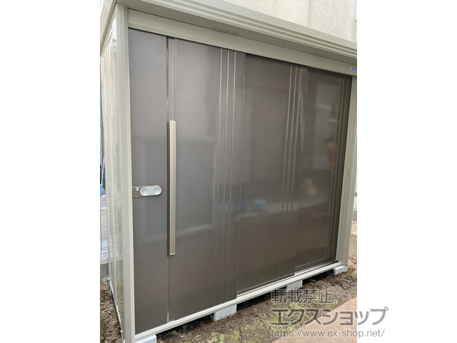 埼玉県草加市のの物置・屋外倉庫 Mr.ストックマンダンディ 一般型 2200×890×2110 ND-2208-B 施工例