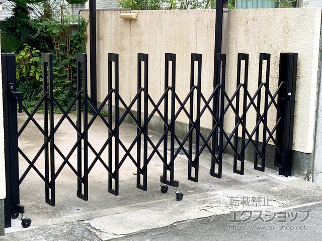 香川県高松市ののカーゲート アルシャインII L型 Aタイプ ノンレール 片開き 330S 施工例