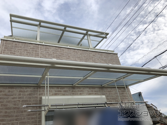 愛知県瀬戸市ののテラス屋根 スピーネ R型 テラスタイプ 単体 積雪〜20cm対応 施工例