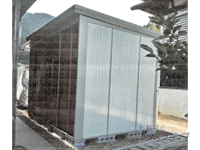 愛媛県北宇和郡鬼北町のの物置・屋外倉庫 Mr.ストックマンダンディ 一般型 2900×1922×2110（ND-2919） 施工例