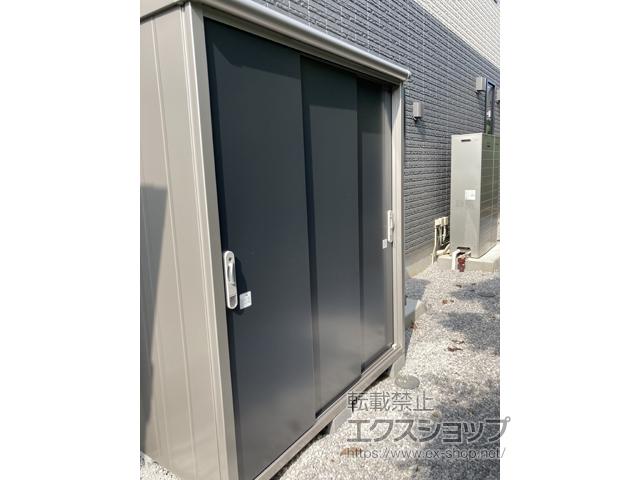 東京都多摩市のの物置・屋外倉庫 エスモ 一般型 1650×750×1959（ESE-1607A） ESE-1607A-SM 施工例