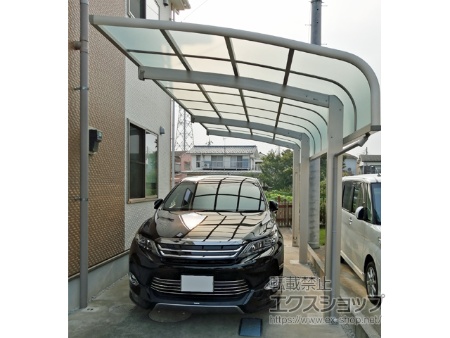 東京都町田市ののカーポート レイナキャップポートグラン　延長 施工例