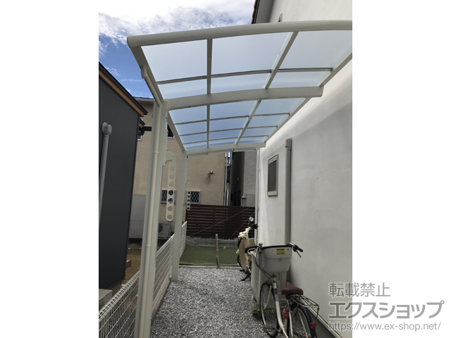 高知県高知市ののサイクルポート・駐輪場 ネスカRミニ (ラウンドスタイル) 積雪〜20cm対応 施工例