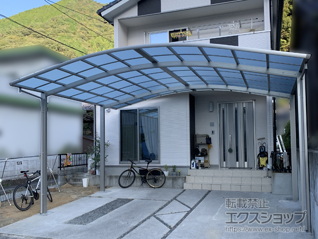 山口県岩国市ののカーポート レイナツインポートグラン　積雪〜20cm対応 施工例