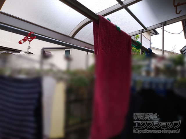 福岡県福岡市ののテラス屋根 プレシオステラスII R型 テラスタイプ 単体 積雪〜20cm対応 施工例