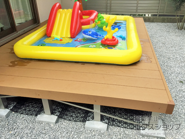 東京都日野市ののウッドデッキ リウッドデッキ 200 施工例