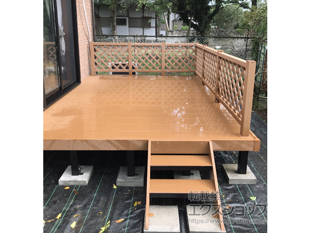 千葉県流山市ののウッドデッキ リウッドデッキ 200 施工例