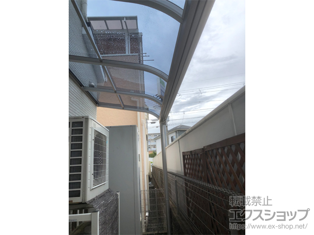 大阪府堺市ののテラス屋根 プレシオステラスII R型 テラスタイプ 単体 積雪〜20cm対応 施工例