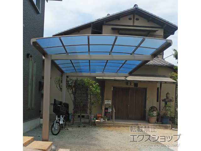 兵庫県姫路市ののカーポート フーゴA (アーチスタイル) 積雪〜20cm対応 施工例