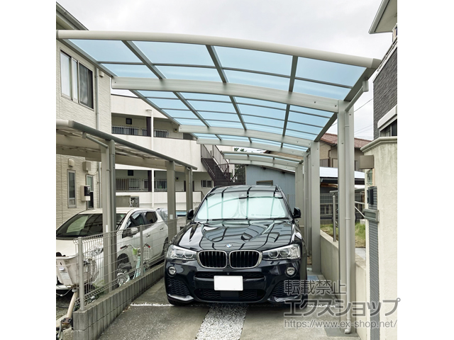 東京都調布市ののカーポート レイナポートグラン 延長　積雪〜20cm対応 施工例